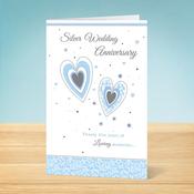 Anniversary Card <br /> Silver Wedding 25 Years image