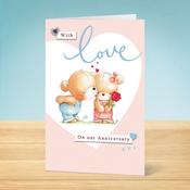 Anniversary Card <br /> Cute Bears image