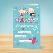 Anniversary Card <br /> HAPPY image