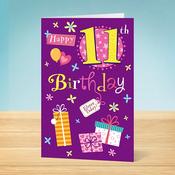11th Birthday Card image