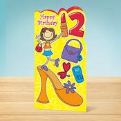 Birthday Card <br /> 12th Birthday Glam image