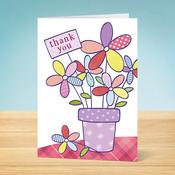 Thank You Card <br /> Colourful Flowers image
