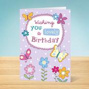 Birthday Card <br /> Lovely Birthday Butterflies image