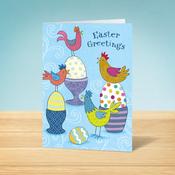 Chickens Easter Card image