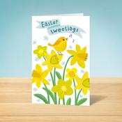 Bird Easter Card image