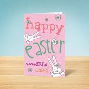 Bunny Easter Card