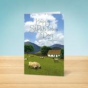 Sheep St. Patrick's Day Card image