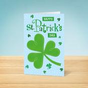 Shamrock St. Patrick's Day Card image