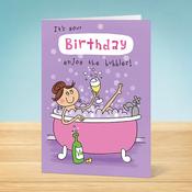 Birthday Card <br /> Bubbles Birthday Card image