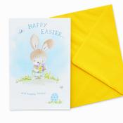 Bunny and Eggs Scene Easter Card image