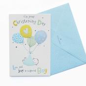 Christening Day Card - Special Boy image