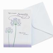 Sympathy Card <br /> Flowers image