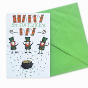 Leprechaun St. Patrick's Day Card image