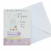 Birthday Card Niece - Birthday Cake image