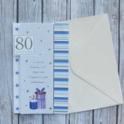 Birthday Card <br /> 80th Birthday image