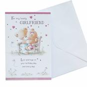 Birthday Card Girlfriend - Cute Teddy Bears image