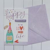 Anniversary Card <br />To the love of my life image