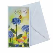 Sympathy Card  Flowers