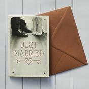 Wedding Card <br /> Just Married image