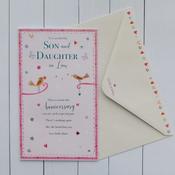 Anniversary Card <br /> Son and Daughter in Law image
