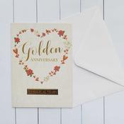 Anniversary Card <br /> Golden Wedding 50 Years image
