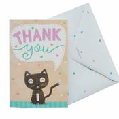 Thank You Card <br /> Cute Cat image