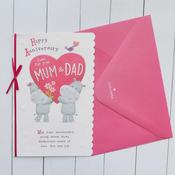 Anniversary Card <br />Mum and Dad Anniversary image
