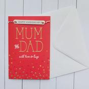 Anniversary Card <br />Mum and Dad Anniversary image