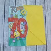 70th Humour<br /> 70th Birthday Card image