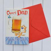 Birthday Card  Cheers Dad image
