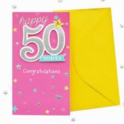Double Digits<br /> 50th Birthday Card image