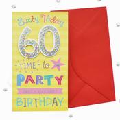 Double Digits<br /> 60th Birthday Card image