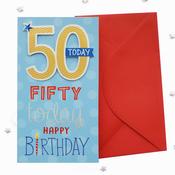 Double Digits<br /> 50th Birthday Card image