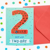 Just to Say<br /> 2nd Birthday Card image