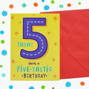 Just to Say <br /> 5th Birthday Card image