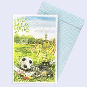 Nature's Way <br /> Happy Birthday Football Scene image