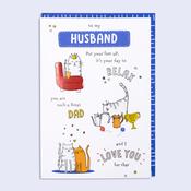 Father's Day <br /> Husband Multi Caption card image