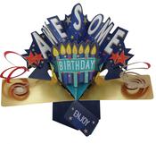 Pop Up  Awesome Birthday image