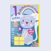 Rainbow <br /> 1st Birthday Card image