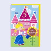 Rainbow <br /> 3rd Birthday Card image
