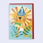 Rainbow <br /> 1st Birthday Card image