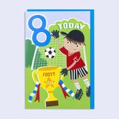 Rainbow  8th Birthday Card image