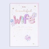 Handcrafted Sparkles <br /> Wife Birthday image