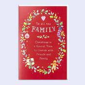Christmas Card <br /> To All the Family image