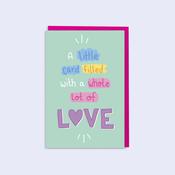 Pop<br /> Little card lots of love! image