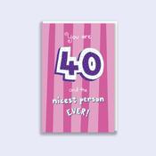 Pop <br /> 40th Birthday Card image
