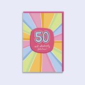 Pop <br /> 50th Birthday Card image