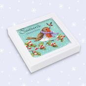 Make a Wish <br /> 12 Charity Christmas Cards <br /> Traditional Robin image