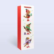 Christmas Bottle Bag <br /> Robin Choir image