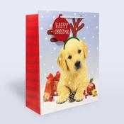 Large Christmas Gift Bag <br /> Christmas Puppy image